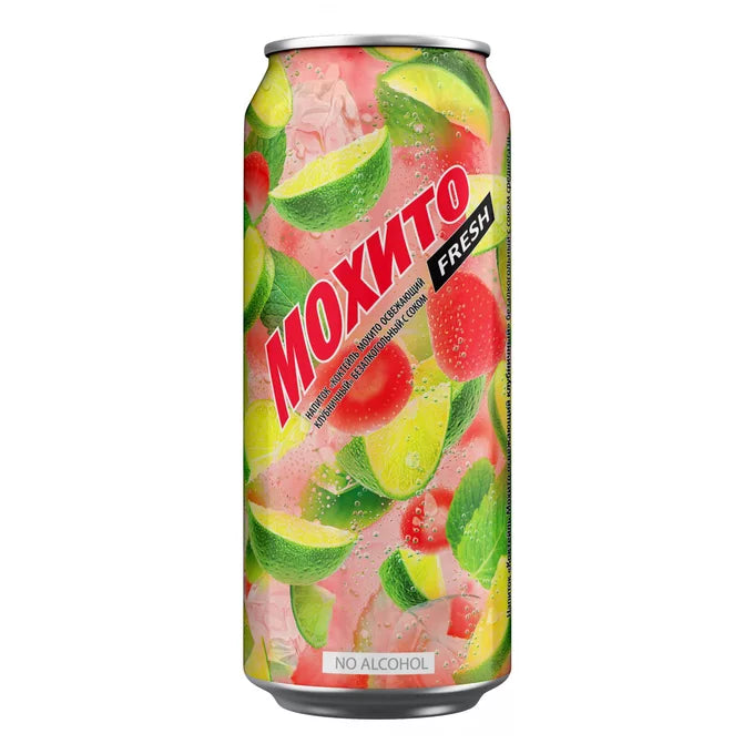 Strawberry Mojito Drink, 0.5L cane