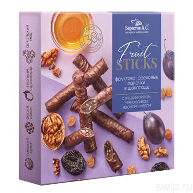 pack of Plum & Walnut Fruit Sticks, 175g
