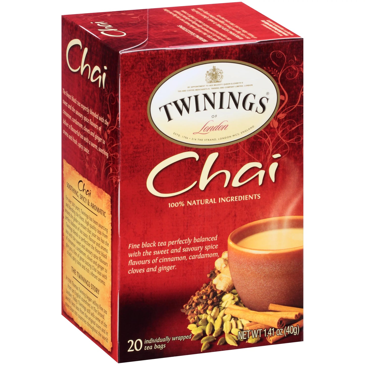 pack of Twinings Chai Tea, 20TB
