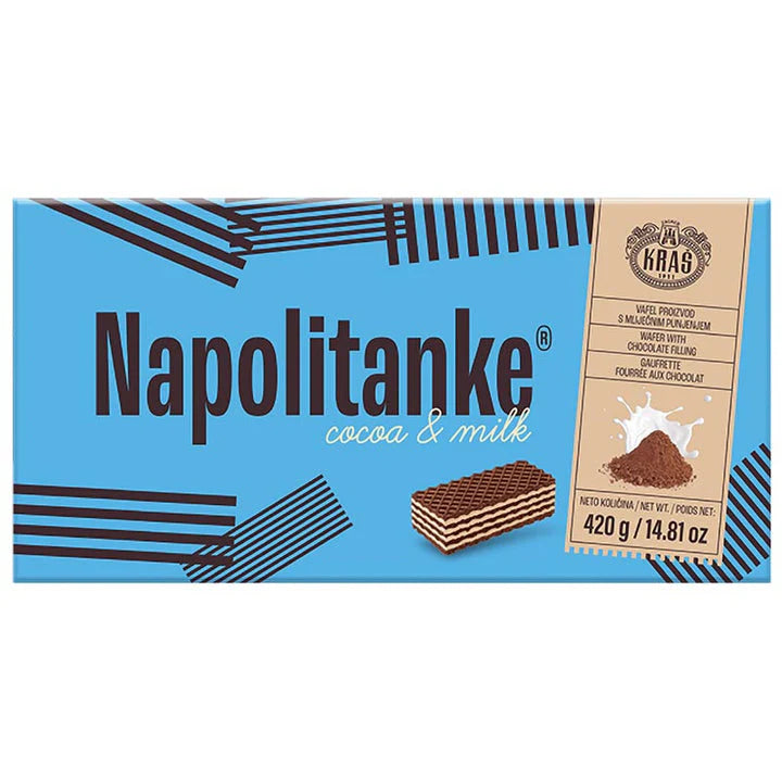 Napolitanke Cocoa & Milk Wafers, 420g