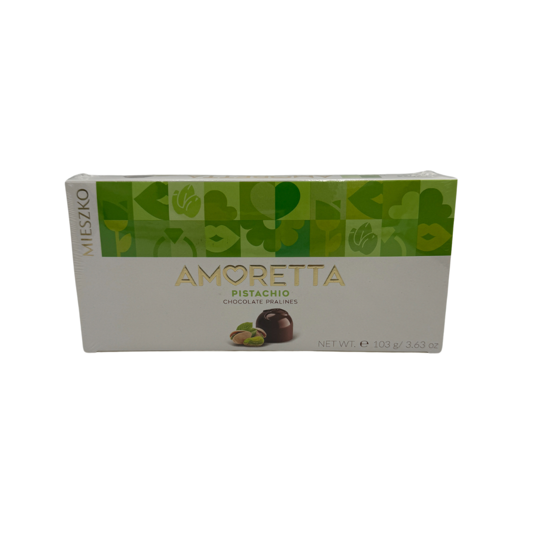 Amoretta Pistachio Chocolate Pralines, 103g