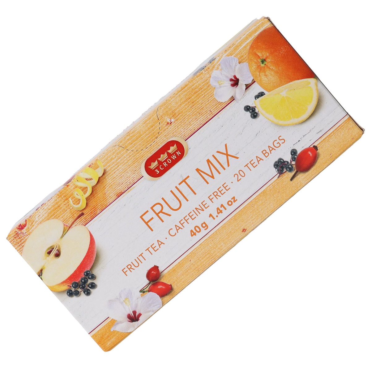 3 Crown Fruit Mix Caffeine Free Fruit, 20 Tea Bags