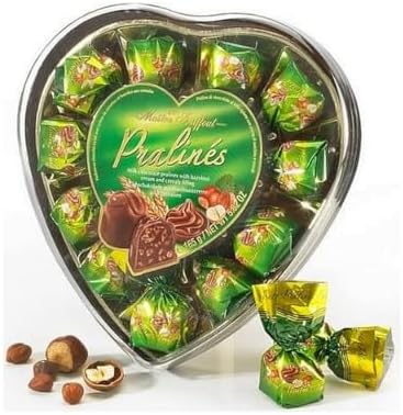 Pralines Milk Chocolate Hazelnut & Cereals Heart, 165g
