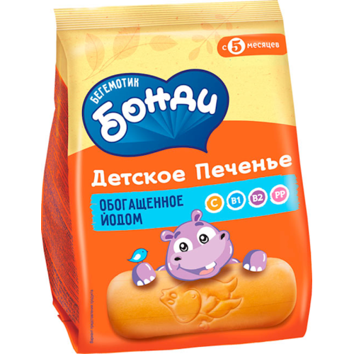 pack of Baby Cookies Enriched w/ Iodine, 180g