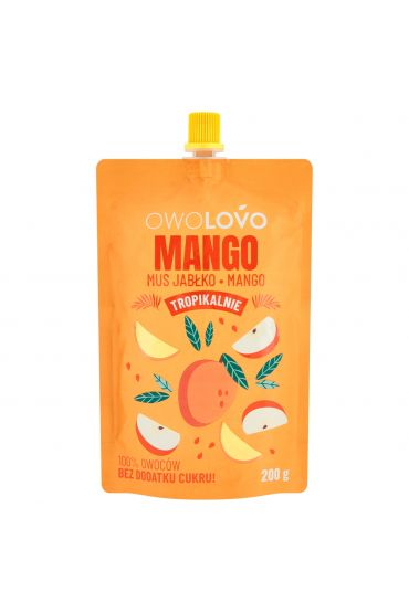 Owolovo Apple-Mango Mousse, 200g