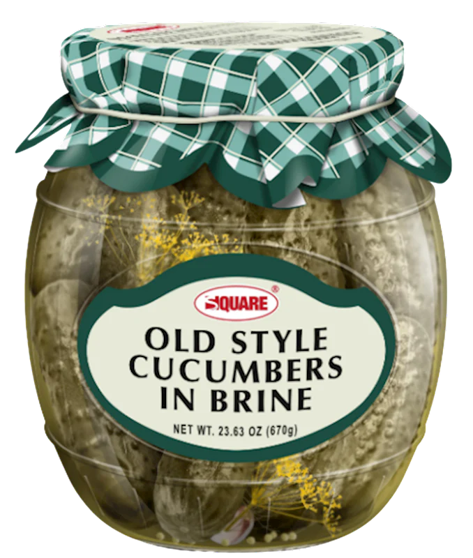 Old Style Cucumbers in Brine, 740g