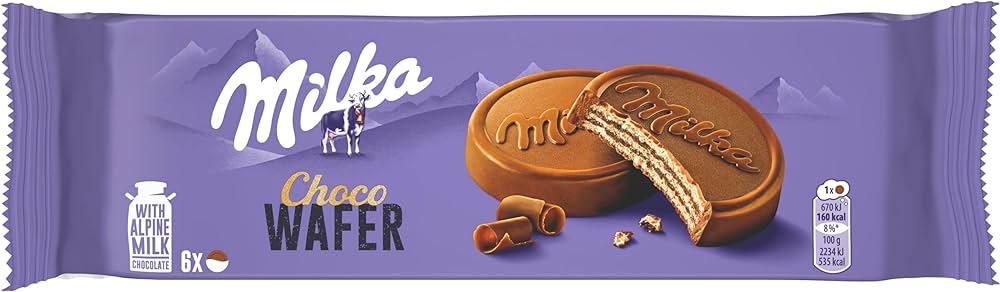 Milka Choco Wafers, 6 Count