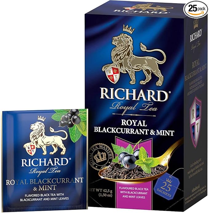 Richard Royal Blackcurrant & Mint Tea, 25TB