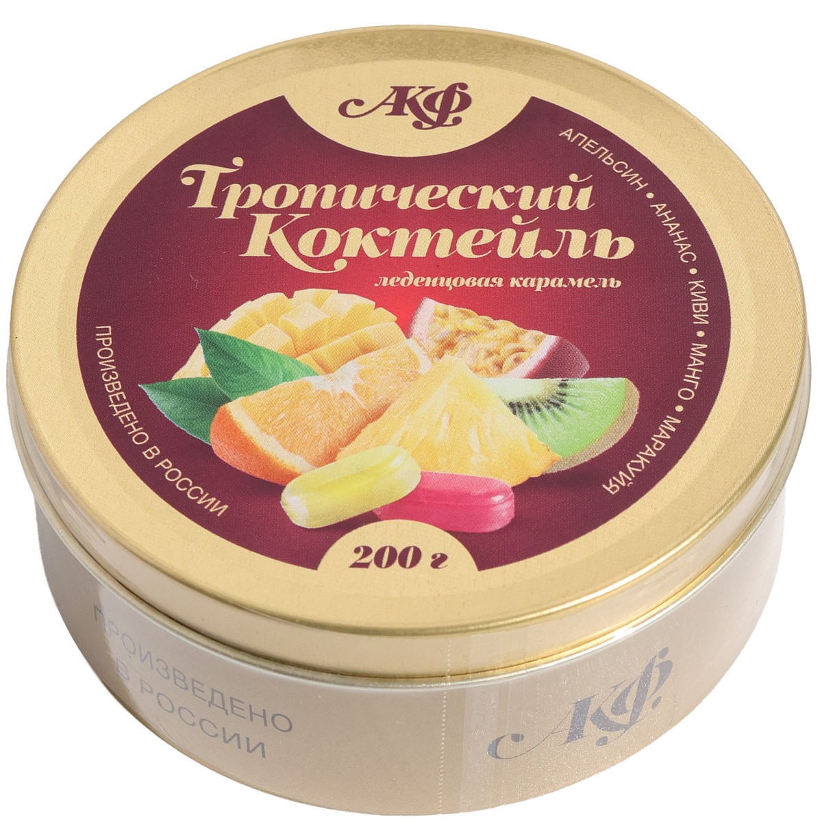 AKF Tropical Cocktail Assorted Fruit Hard Candy, 7.05oz