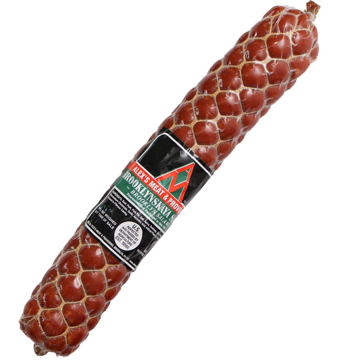 Alex's Meat Brooklynskaya Salami, 1.25lb