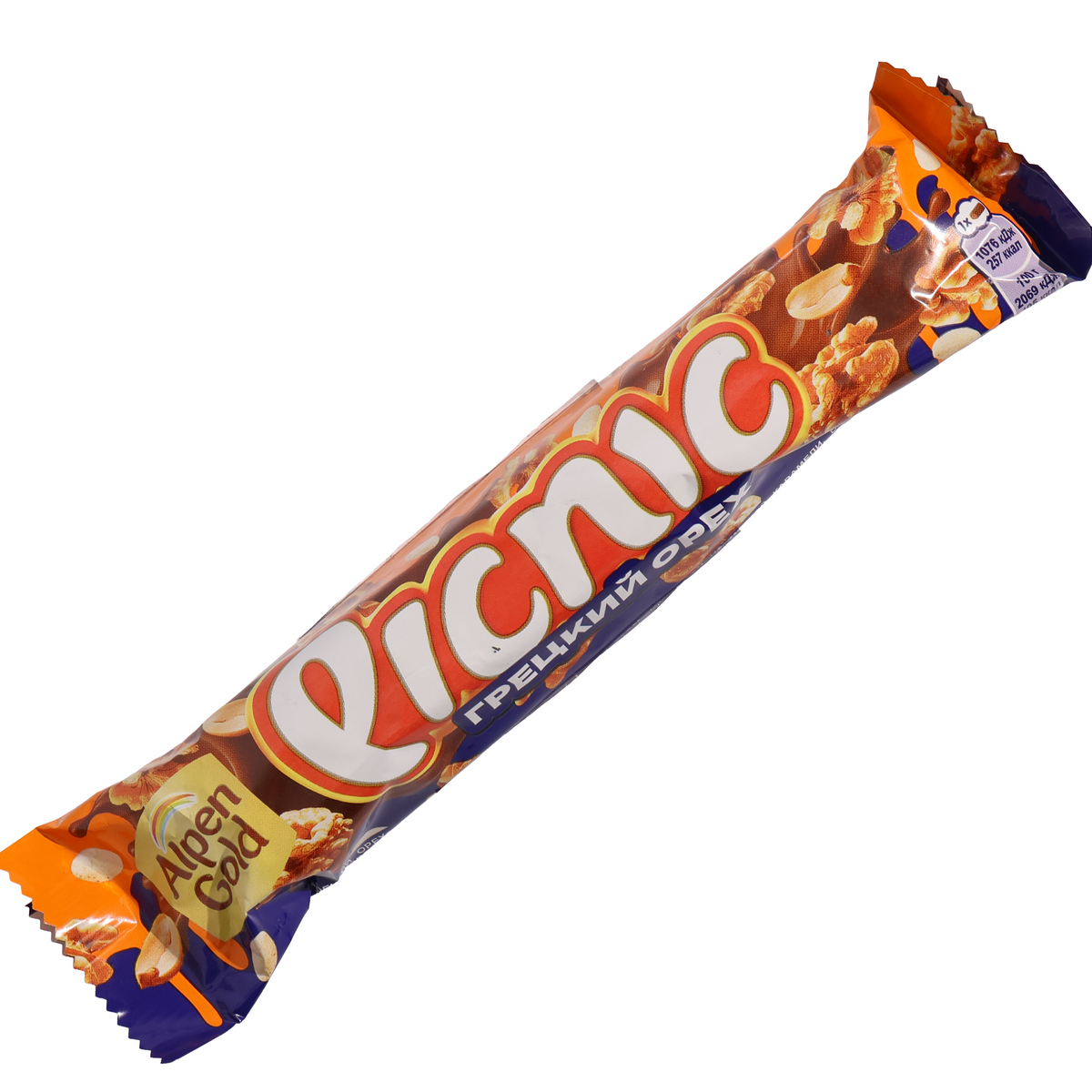 Alpen Gold Picnic Walnut Chocolate Bar, 1.83oz