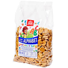 Alphabet Vanilla Biscuits, 500g