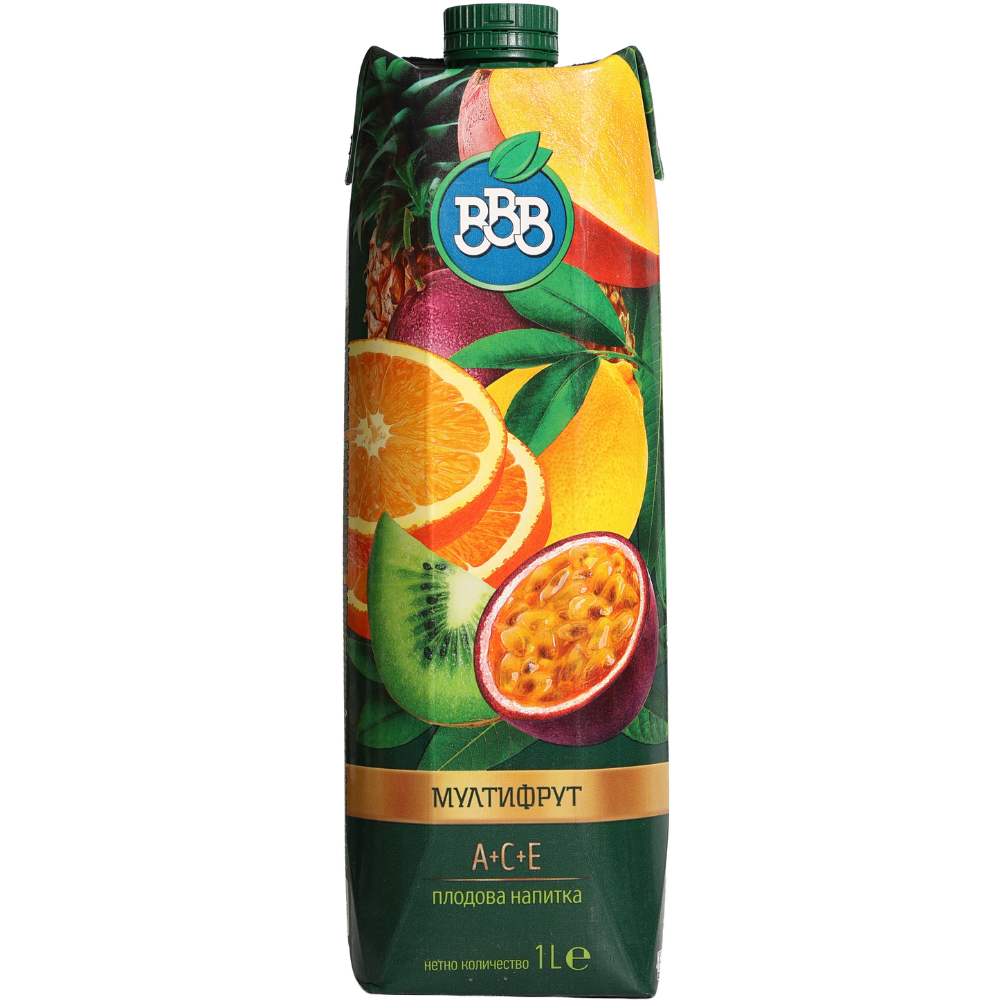 BBB Multifruit A+C+E Fruit Drink, 33.8fl oz