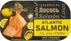 Baltic Gold Масло атлантического лосося и лимона, 120 г