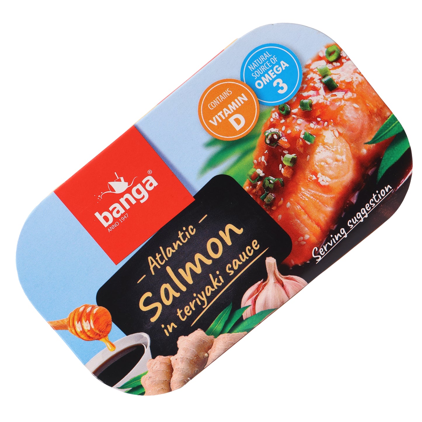 Banga Atlantic Salmon in Teriyaki Sauce, 4.23oz