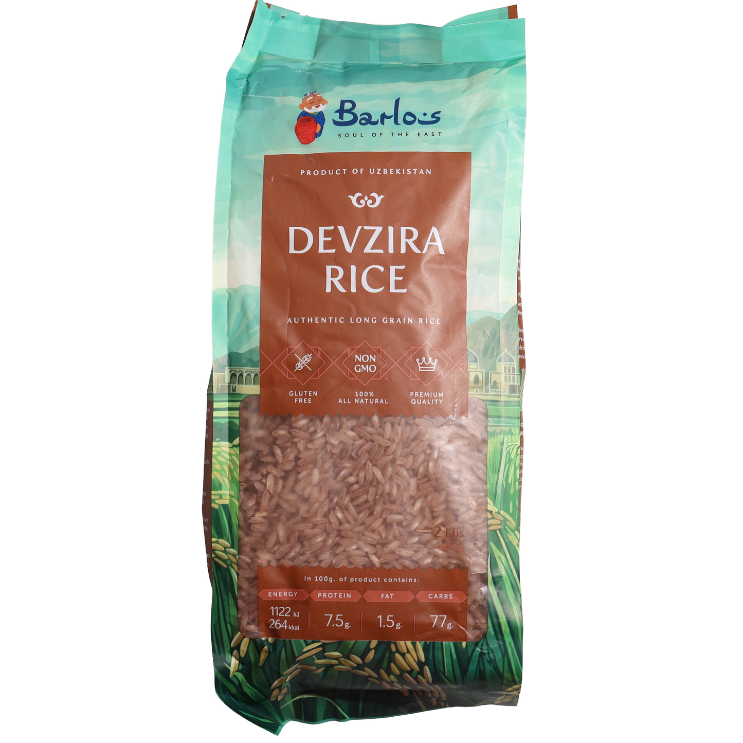 Barlos Devzira Long Grain Rice, 32oz