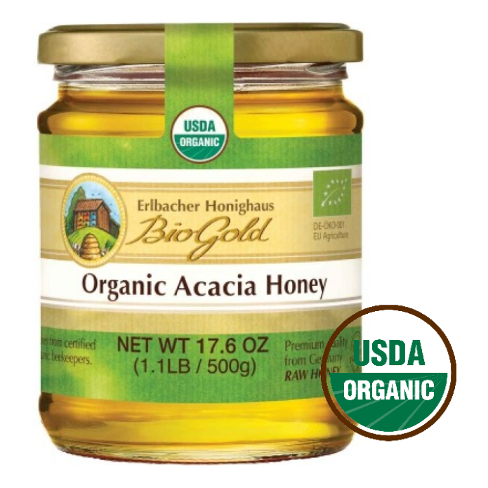 Bio Gold Organic Acacia Honey, 500g