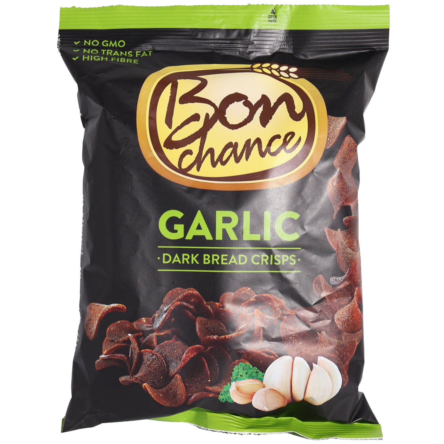 Bon Chance Garlic Dark Bread Crisps, 4.23oz