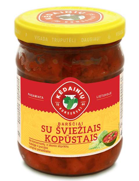 Kedainiu Borscht with Fresh Cabbage, 480g