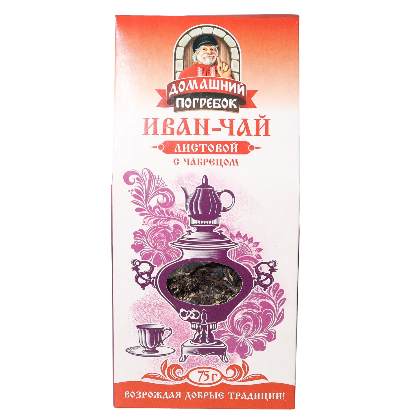 Чай "Иван-чая" с листьями черной смородины, 75г
