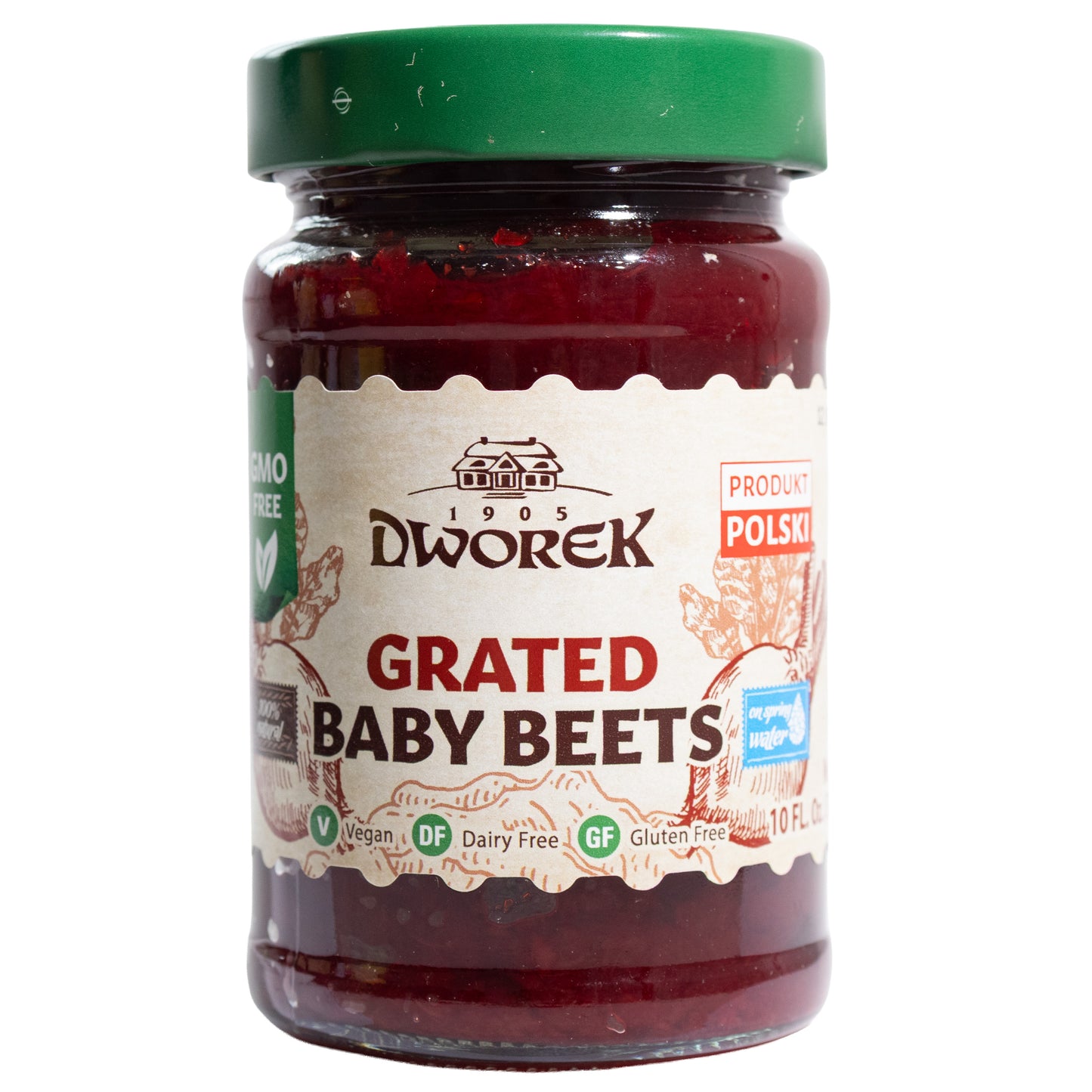 Dworek Grated Baby Beets, 10 fl oz