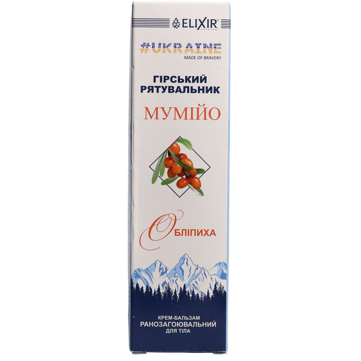 Elixir Mountain Rescuer Mumiyo & Sea Buckthorn Body Cream-Balm, 1.35 fl oz