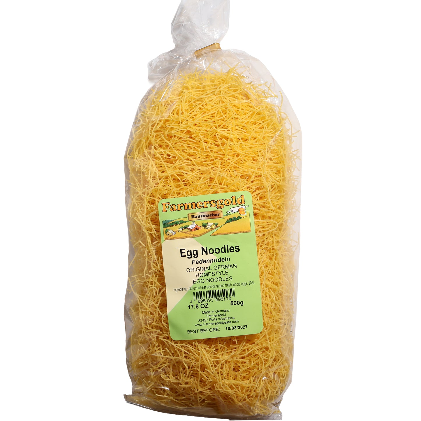 Farmersgold Hausmacher Fadennudeln Egg Noodles, 17.6oz