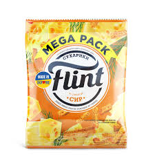 Flint Bread Crisps w/ Cheese Flavor, 110g