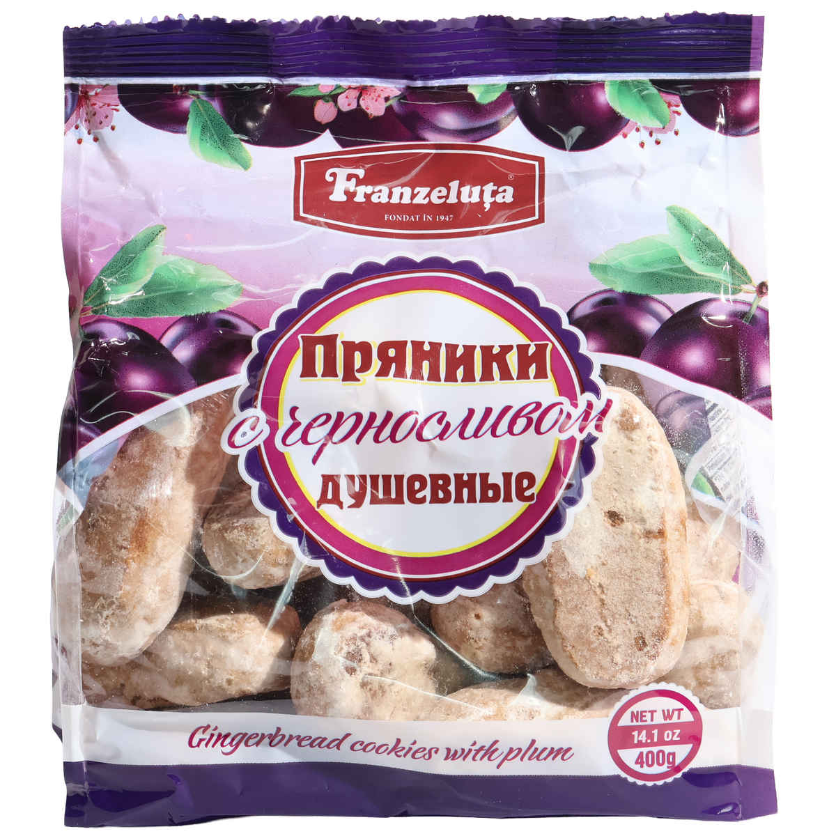 Franzeluta Gingerbread Cookies with Plum, 14.1oz