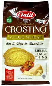 Galil Whole Wheat Melba Thins Toast, 300g