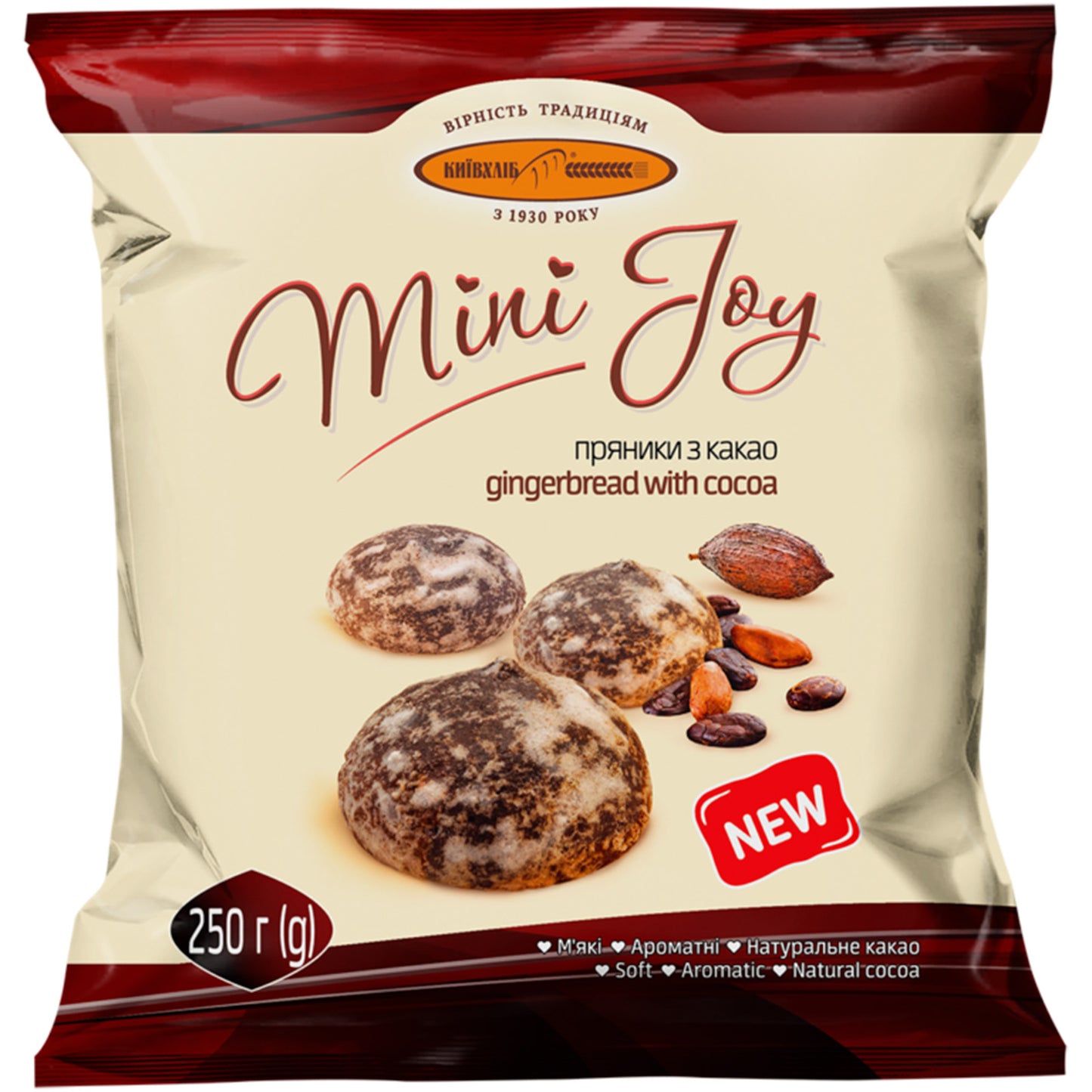 Mini Joy Cocoa Gingerbread, 250g