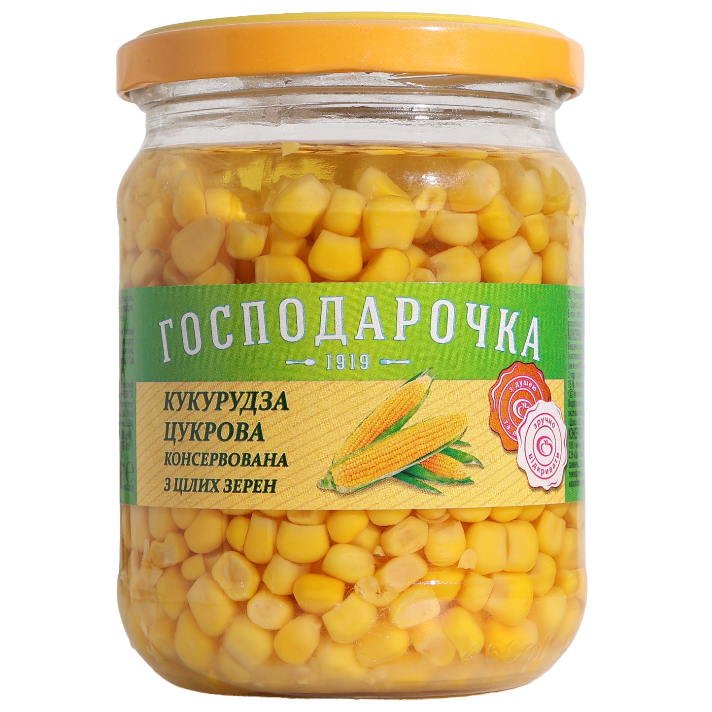Gospodarochka Whole Kernel Sweet Corn, 15.17oz