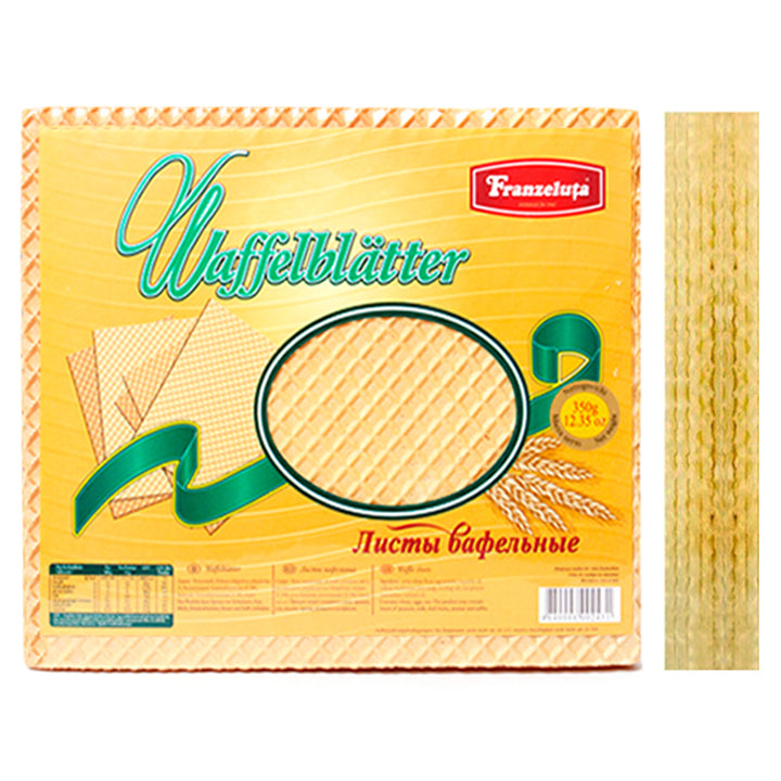 Franzeluta Square Waffle Sheets, 350g