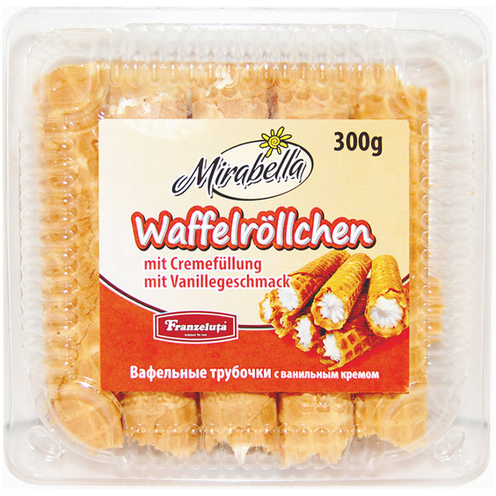 pack of Waffle Rolls w/ Vanilla Filling, 300g