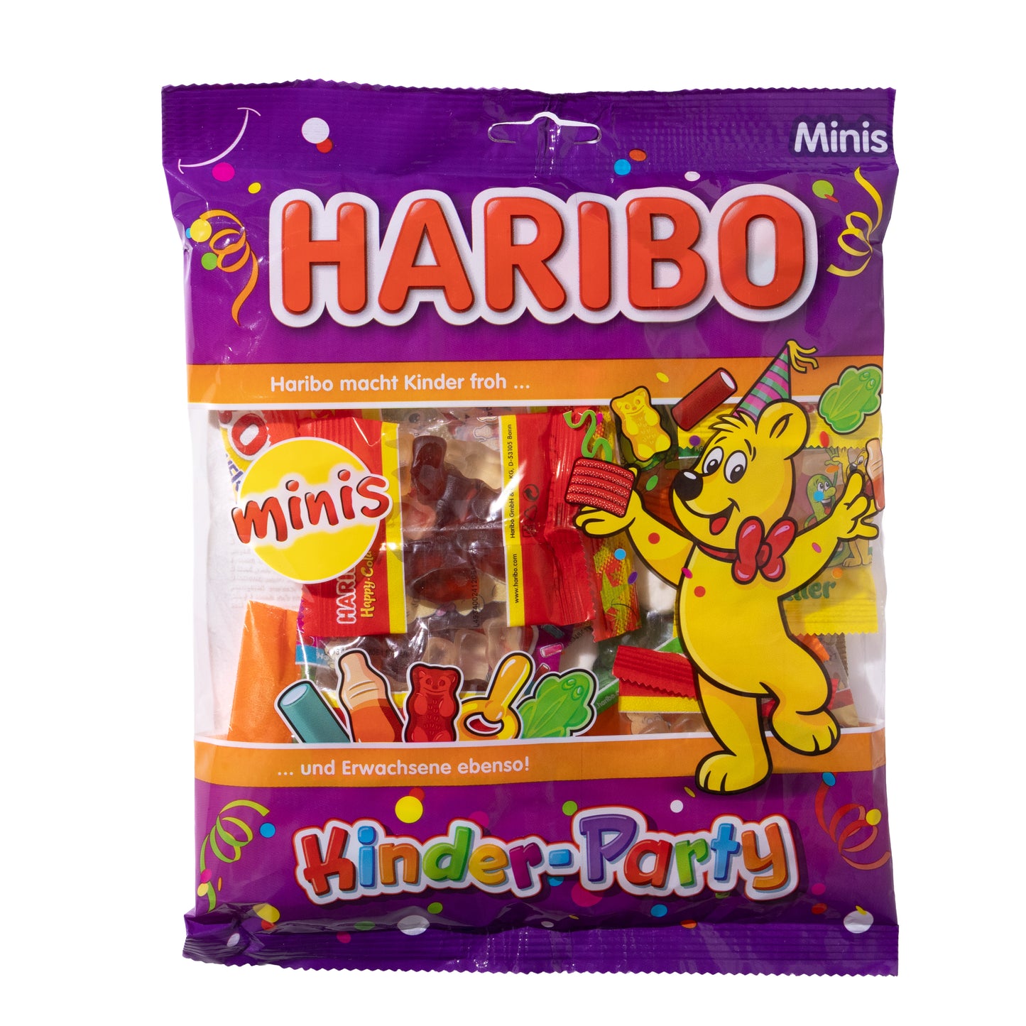 Haribo Kinder-Party Minis Assorted Gummy Candy Mix, 8.8oz