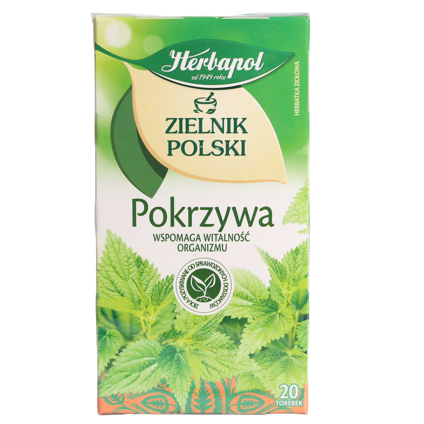 Herbapol Nettle Herbal Tea Bags, 20 Tea Bags