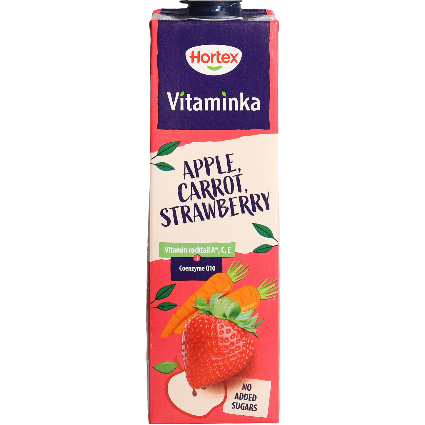 Hortex Vitaminka Apple Carrot Strawberry Juice Drink, 33.8fl oz