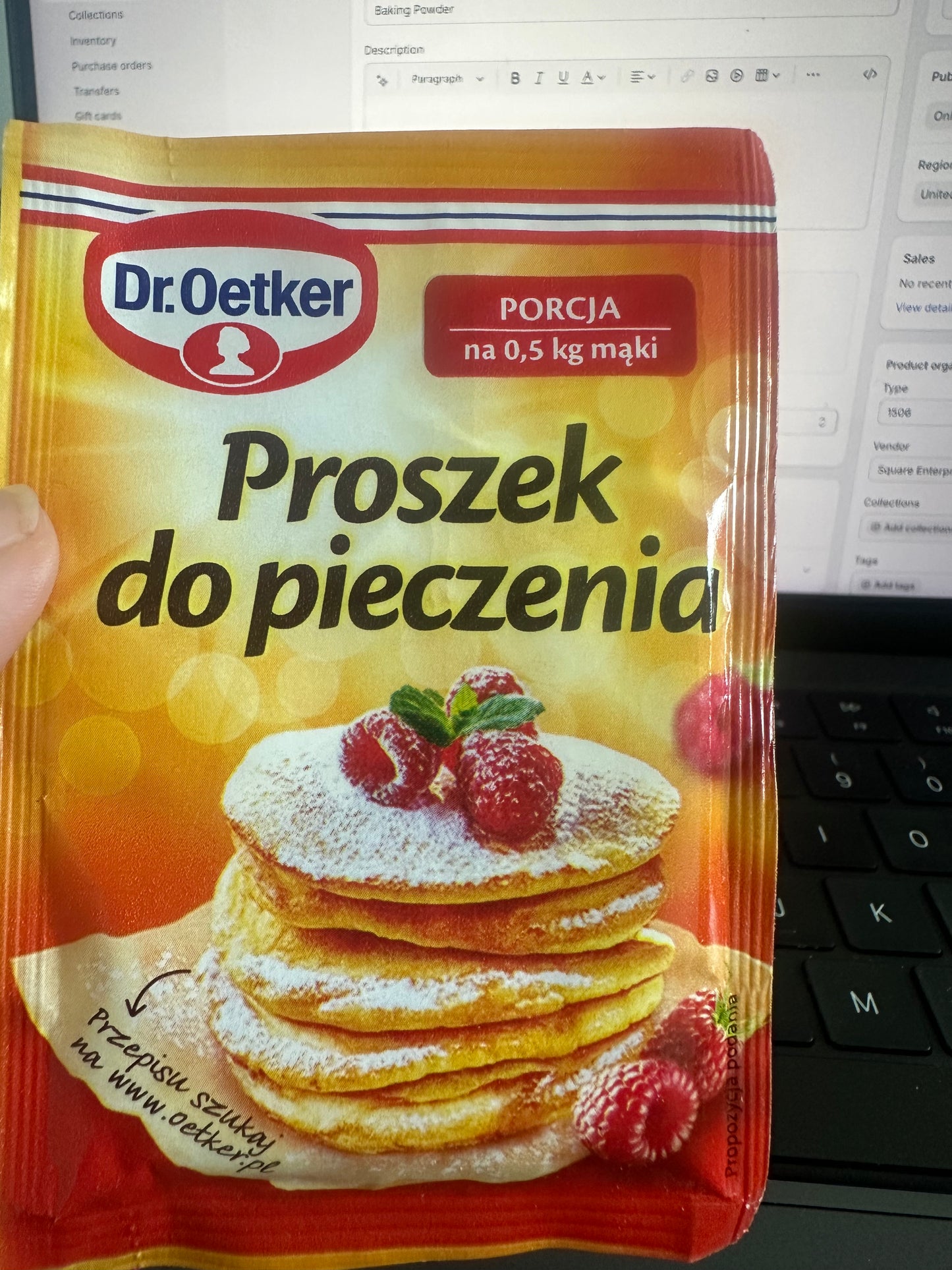 Dr. Oetker Baking Powder, 0.53oz