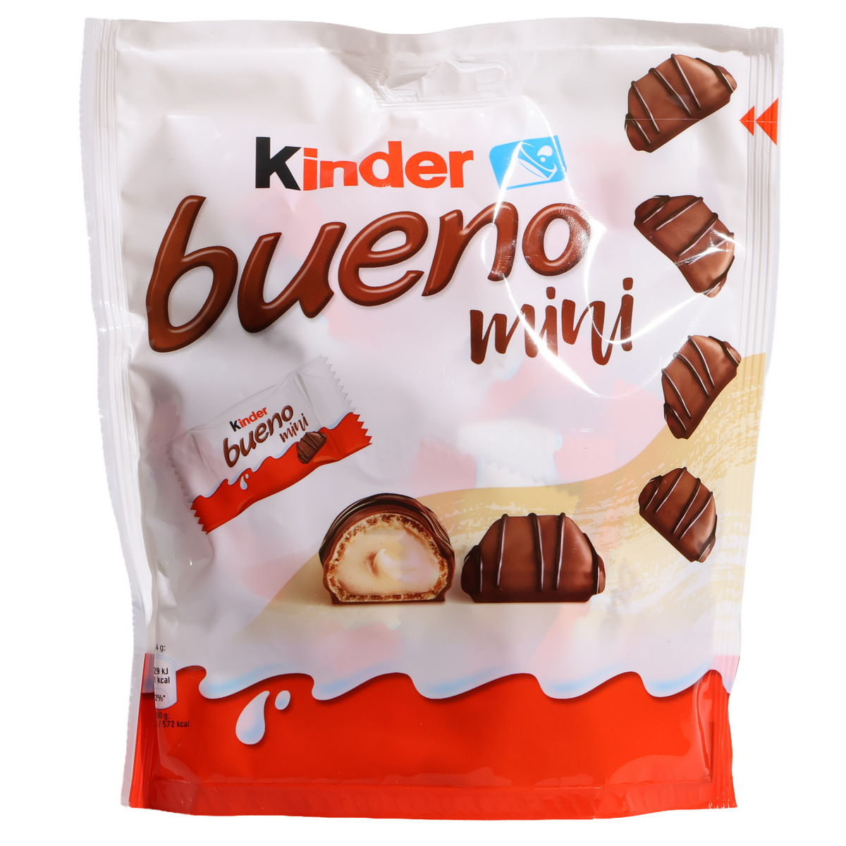 Kinder Bueno Mini Milk Chocolate Hazelnut Wafer Bites, 3.81oz