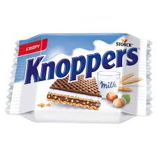 Knoppers Хрустящие молочные вафли с лесным орехом, 25г