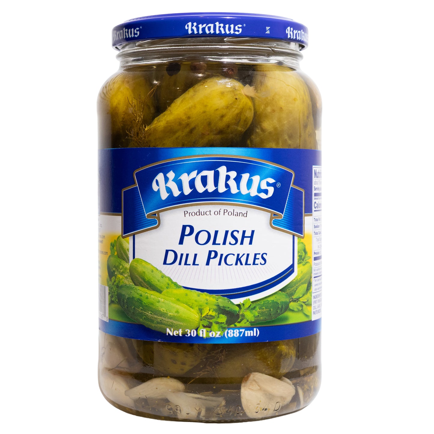 Krakus Polish Dill Pickles, 30 fl oz