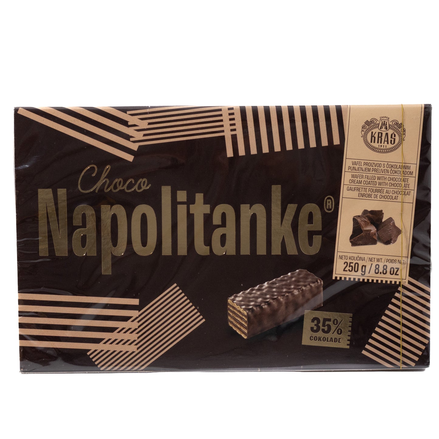 Kras Choco Napolitanke Chocolate Coated Wafers, 8.8oz