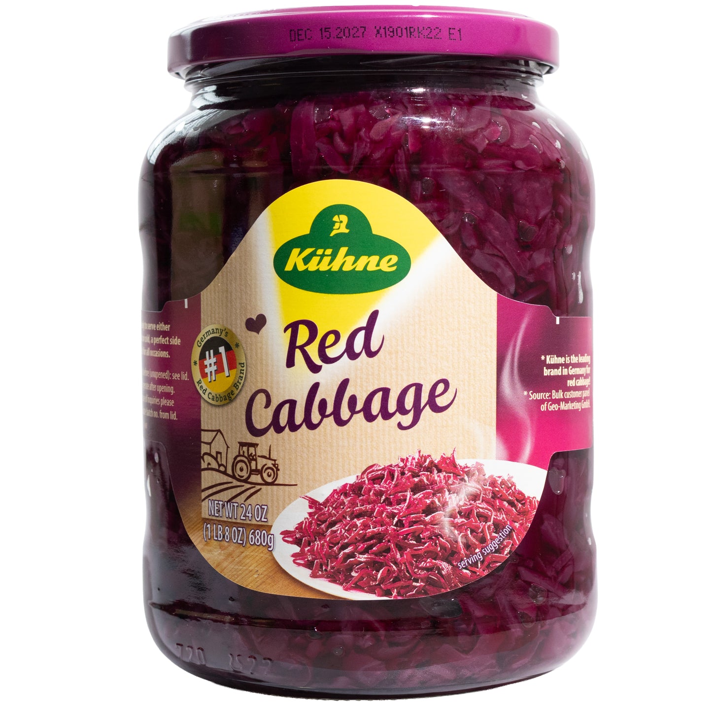 Kuhne Red Cabbage, 24oz