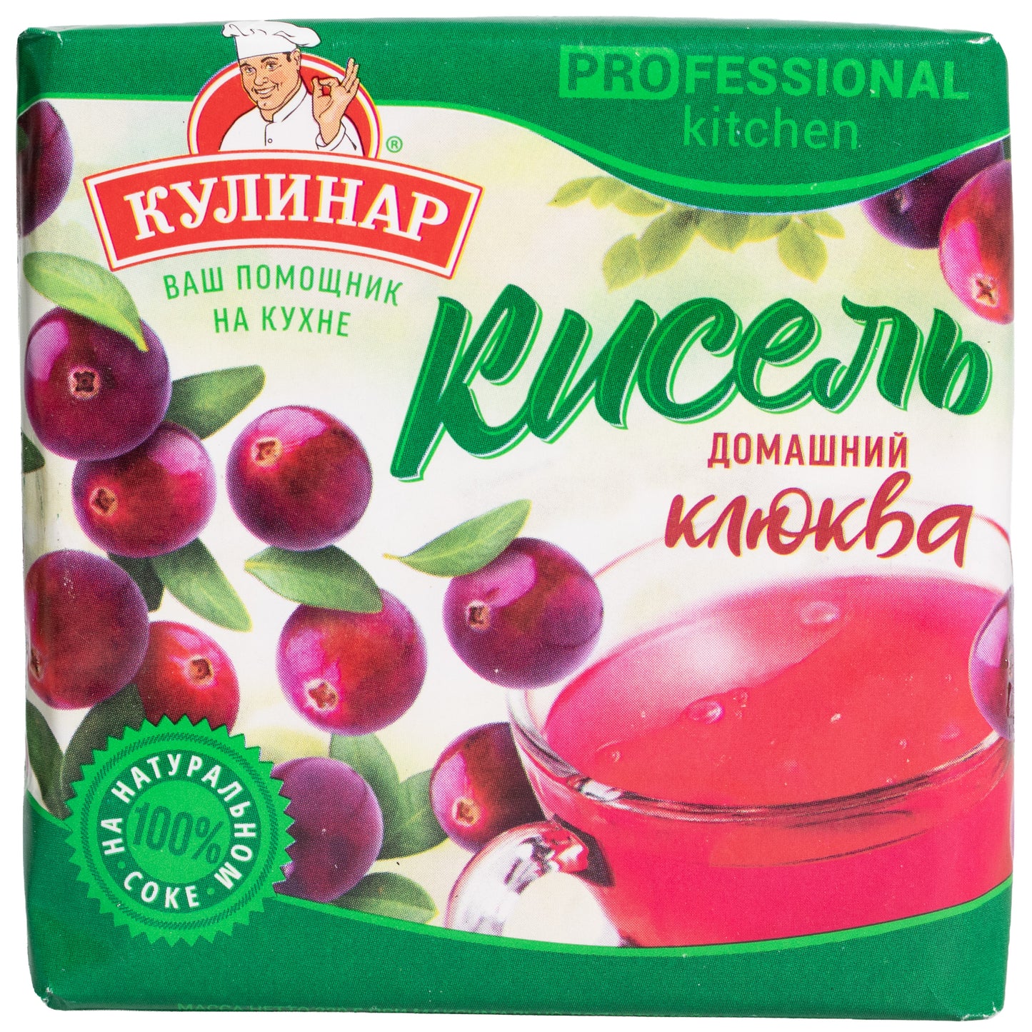 Kulinar Cranberry Kissel Fruit Dessert Mix, 7.7oz