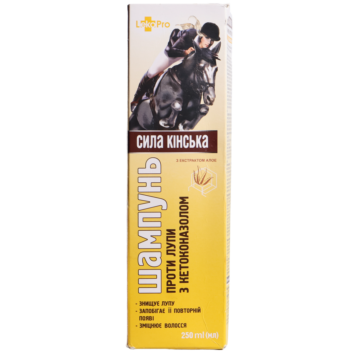 LekoPro Horse Power Anti-Dandruff Shampoo with Ketoconazole & Aloe, 8.45 fl oz