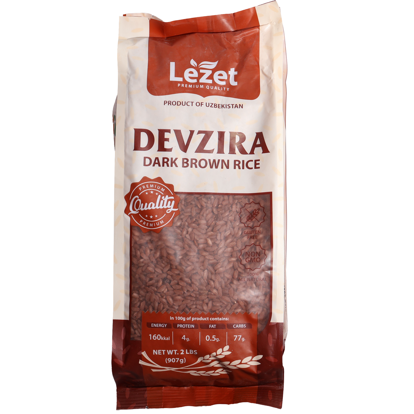Lezet Devzira Dark Brown Rice, 32oz