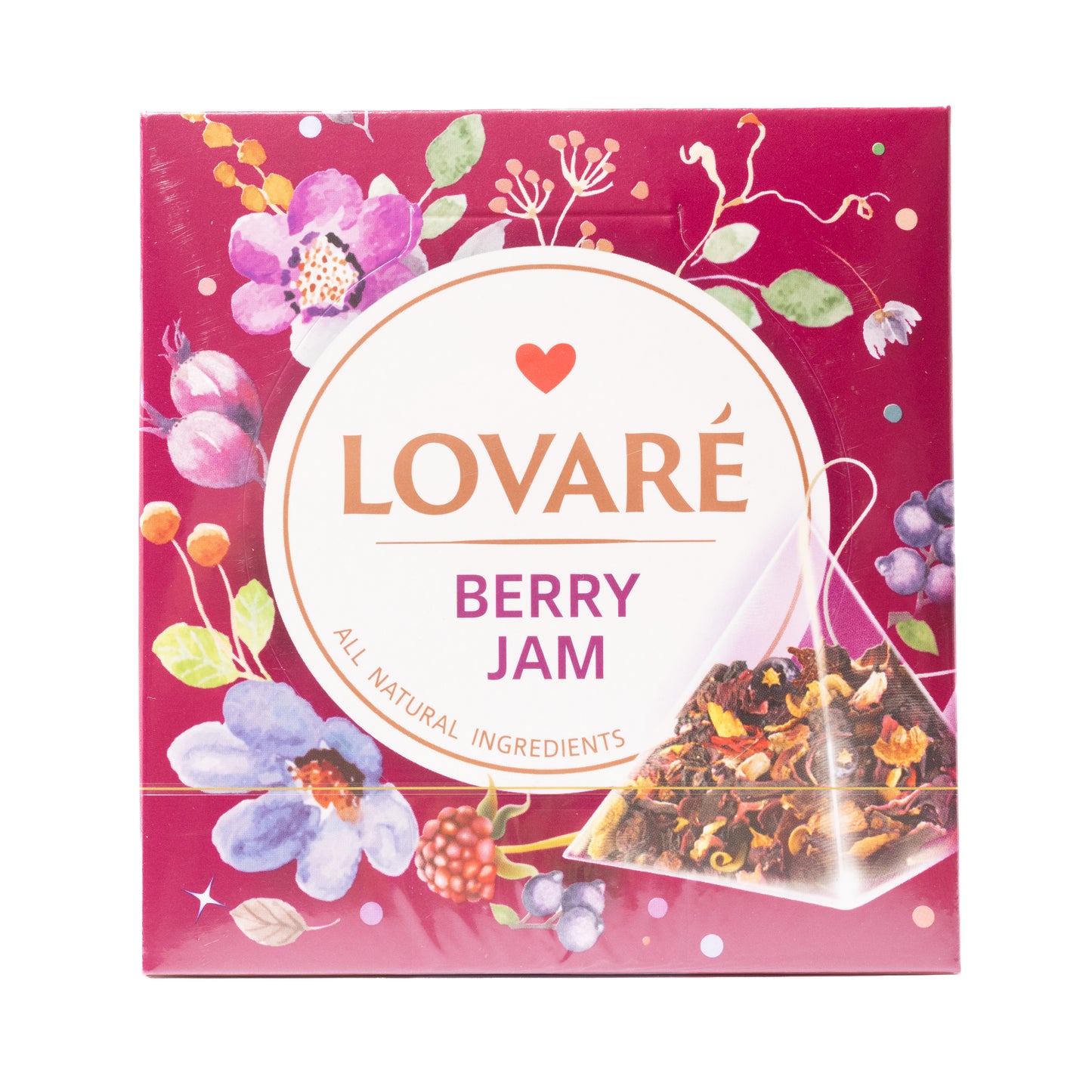 Чай фруктово-ягодно-цветочный Lovare Berry Jam 15ТБ