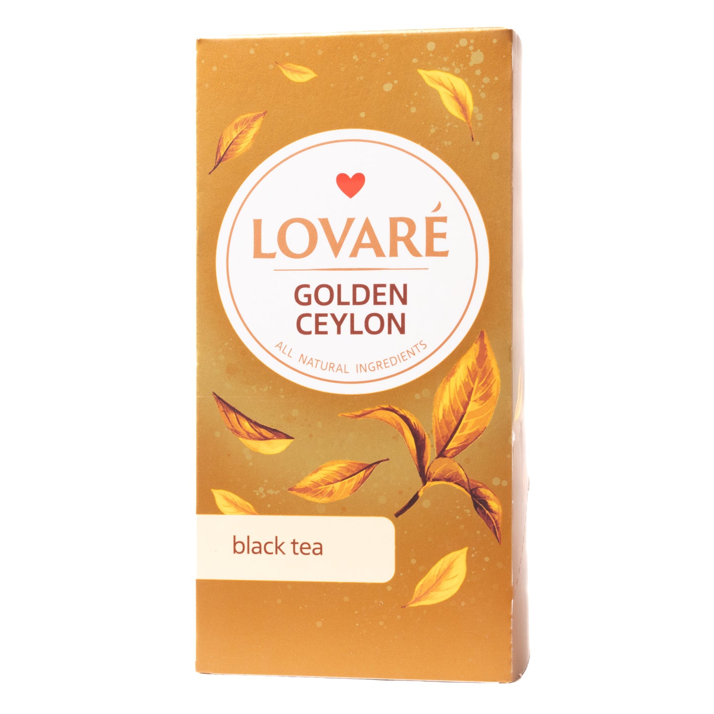 Lovare Golden Ceylon Black Tea, 24 Tea Bags