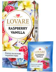 Lovare Raspberry Vanilla Black Tea, 24 Tea Bags