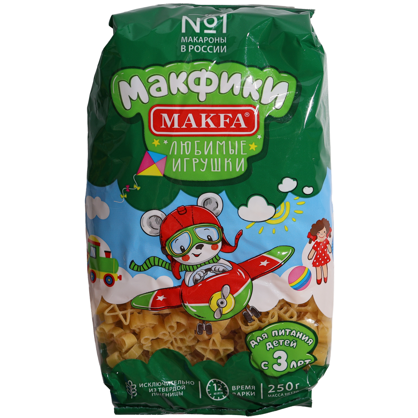 Makfa Makfiki Favorite Toys Kids Pasta, 8.8oz